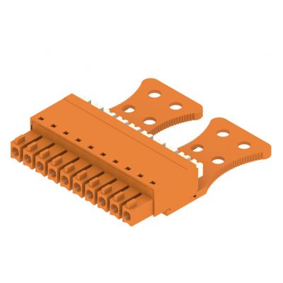 WEIDMULLER BCF 3.81/10/180ZE SN OR BX Wtyk PCB (złącze wiązki), listwa z gniazdami, 3.81 mm, Liczba biegunów: 10, PUSH IN, złącze sprężynowe 1235840000 /50szt./ (1235840000)